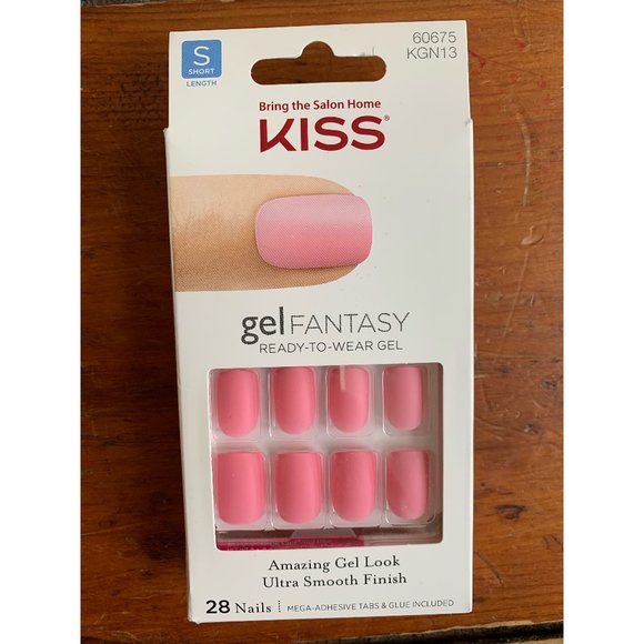 Kiss Other - NWT Kiss Nails Gel Fantasy Bright Pink “Fresh Air”